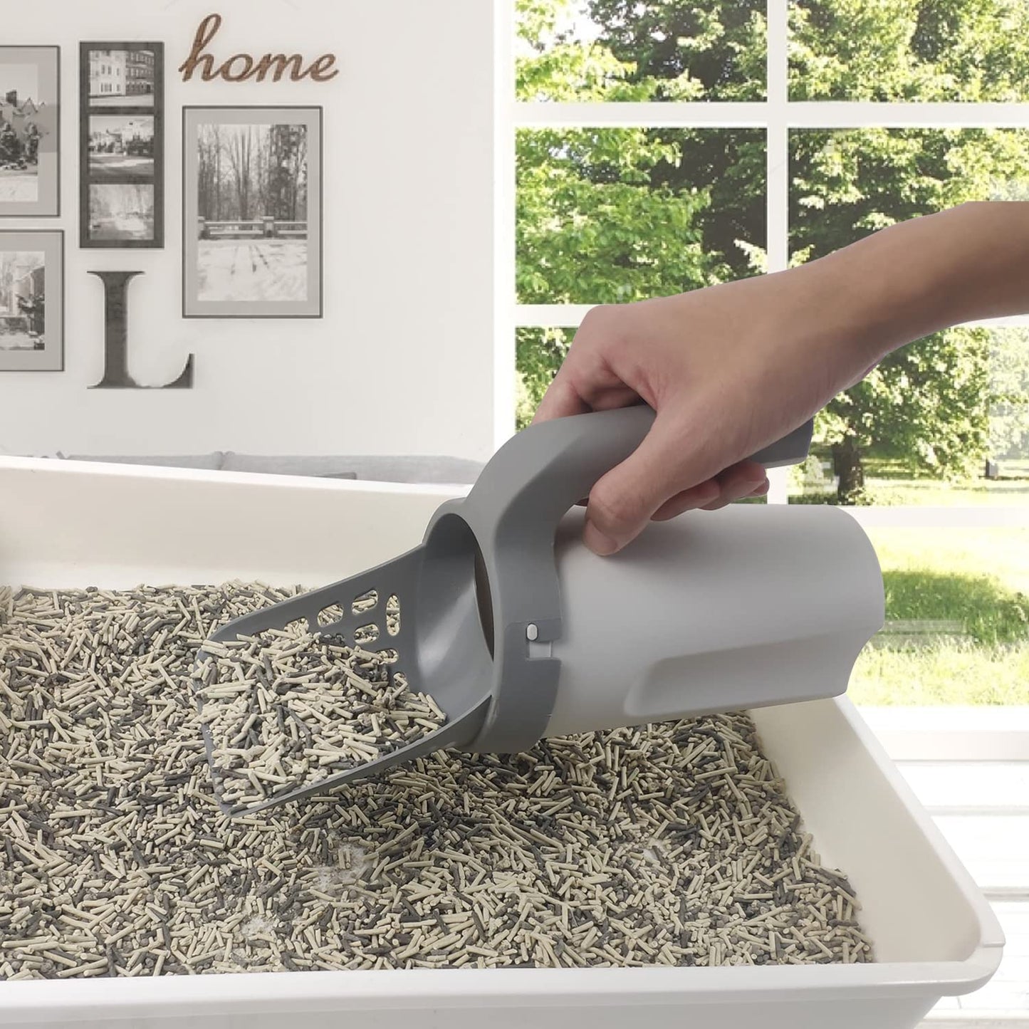 Self Cleaning Cat Litter Shovel