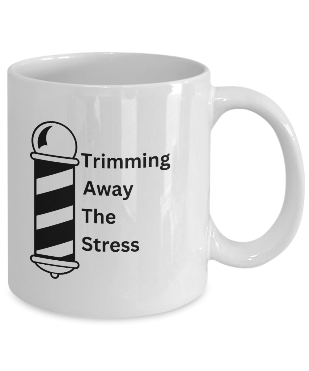 Stress-Free Barber Mug: Sip & Snip| Barber ceramic coffee / tea mug| Hairdresser mug| Hairstylist gift| Best barber gift