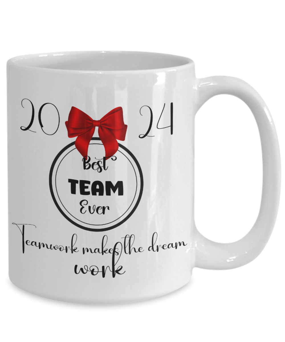 Best team Ever ceramic mug, bulk office gifts, employee appreciation, corporate gifts, team gifts, staff appreciation mug, boss gift, company mug, office christmas gift idea