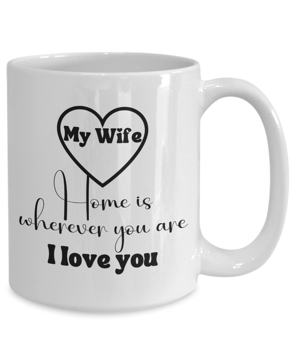 Beautiful Wife Ceramic Coffee mug| Gift for wife| Wife Valentine's gift| Love gift| Custom Wife Gift| Wife Love Gift| Birthday Gift for Wife| Wife Anniversary Gift