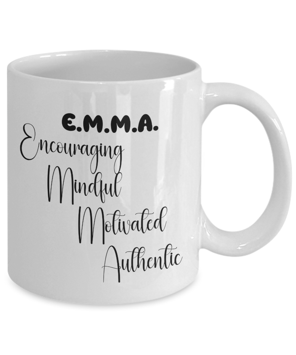 EMMA personalized name definition ceramic mug| Gift ideas for friends| Gift for her| gift for mom|