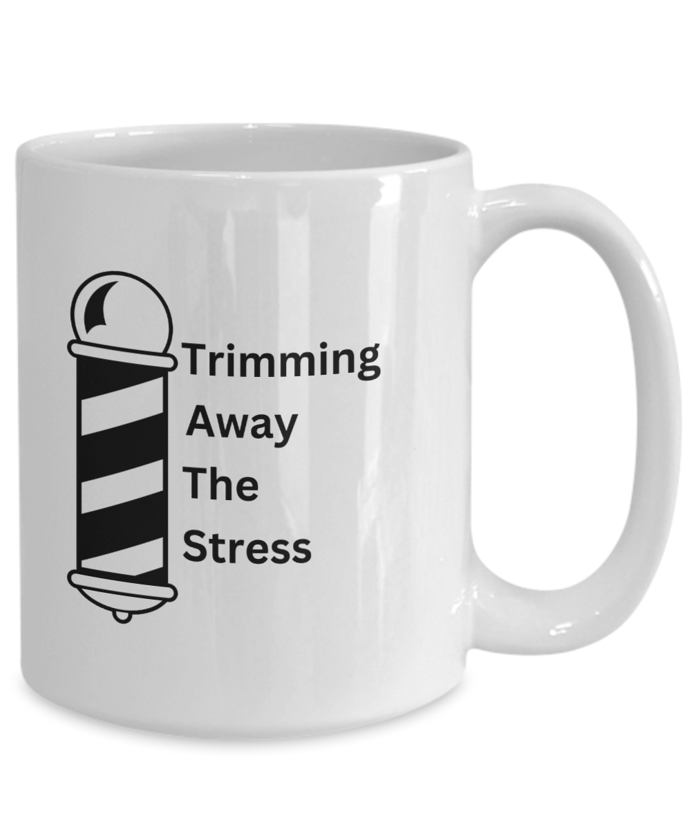 Stress-Free Barber Mug: Sip & Snip| Barber ceramic coffee / tea mug| Hairdresser mug| Hairstylist gift| Best barber gift