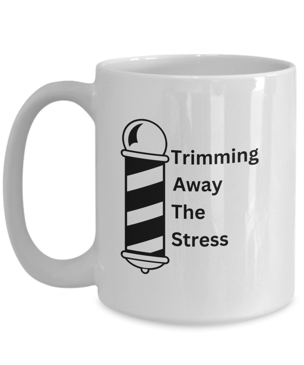 Stress-Free Barber Mug: Sip & Snip| Barber ceramic coffee / tea mug| Hairdresser mug| Hairstylist gift| Best barber gift