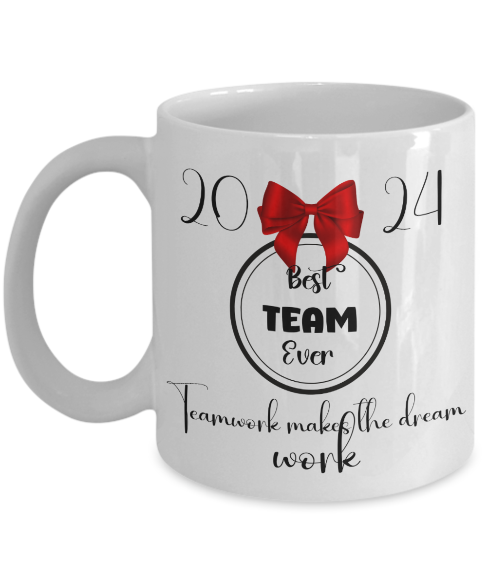 Best team Ever ceramic mug, bulk office gifts, employee appreciation, corporate gifts, team gifts, staff appreciation mug, boss gift, company mug, office christmas gift idea