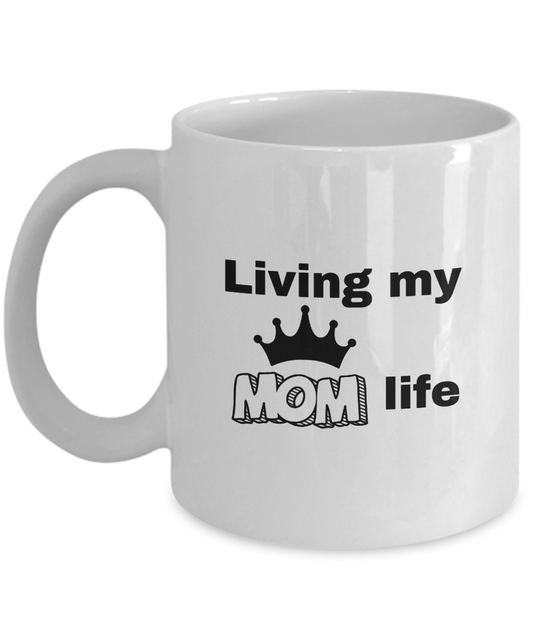 Fun Mom life ceramic coffee / tea mug| Motherhood humor mug| Mom fuel container| Supermom mug gift| Proud mama mug| Gift for new mom| Busy mom mug