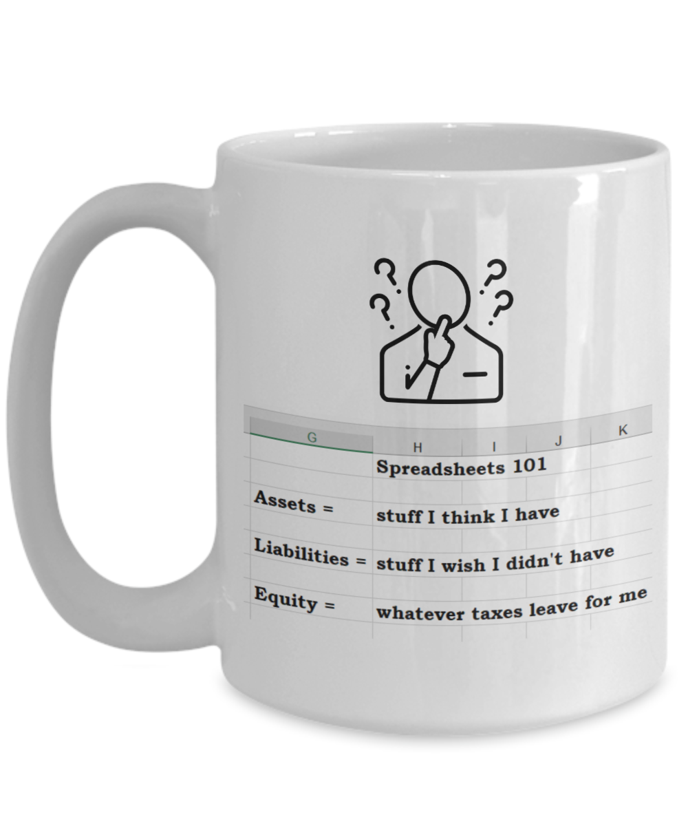 Spreadsheet humor, accountant gifts for women, this calls for a spreadsheet, gift for men, boss, spreadsheet 101, spreadsheet mug, CPA, coworker, colleagues, accounting, funny accountant mug, coffee mug, bookkeeper