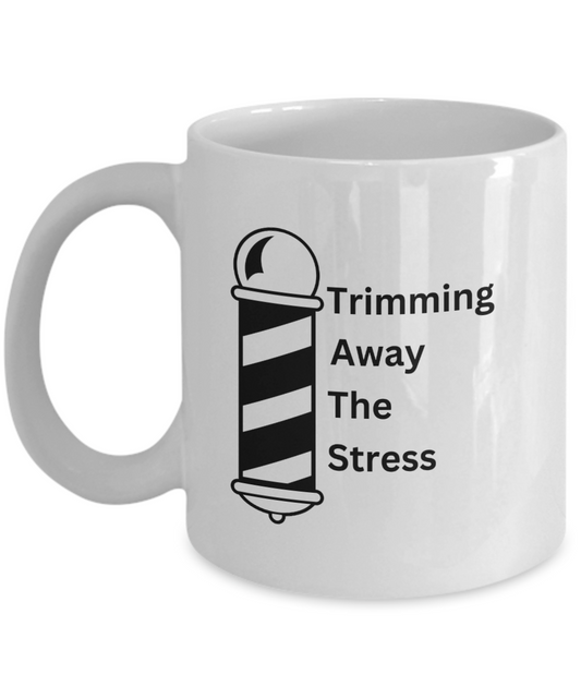 Stress-Free Barber Mug: Sip & Snip| Barber ceramic coffee / tea mug| Hairdresser mug| Hairstylist gift| Best barber gift