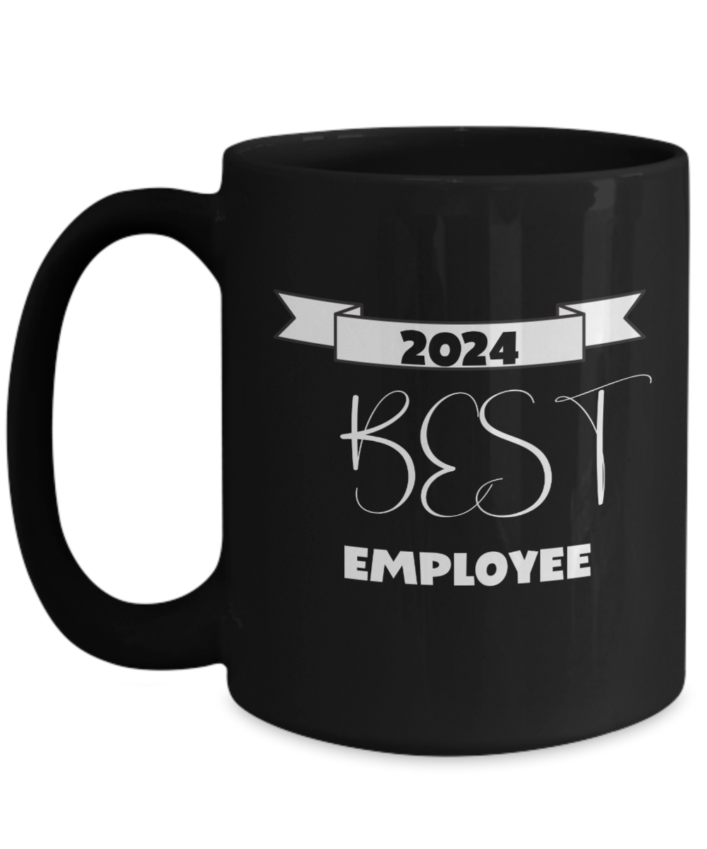 Best employee ceramic mug, black mugs, office gift idea, employee appreciation gift, staff appreciation, corporate gifts, employee recognition gift, employee thank you gift