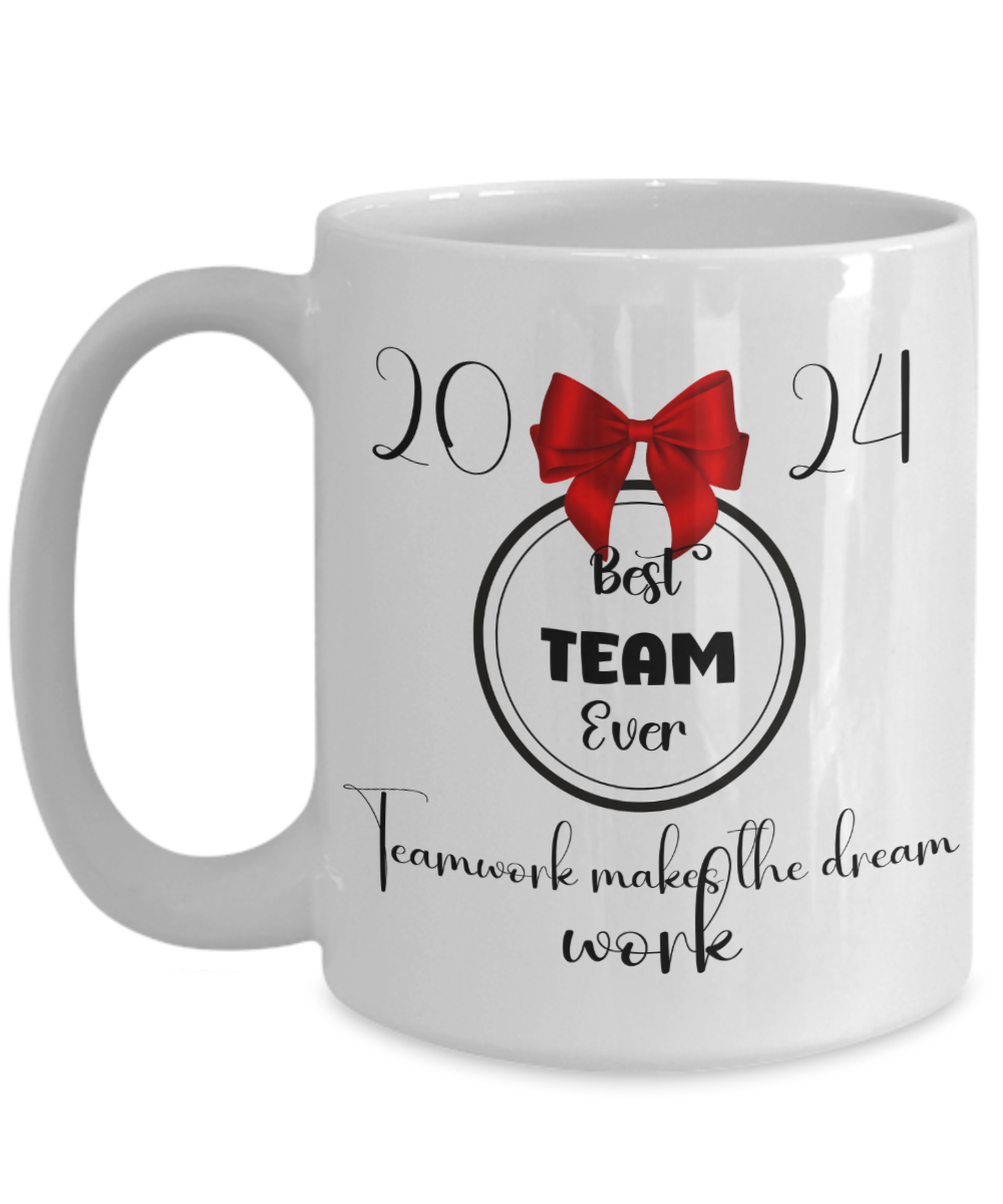 Best team Ever ceramic mug, bulk office gifts, employee appreciation, corporate gifts, team gifts, staff appreciation mug, boss gift, company mug, office christmas gift idea