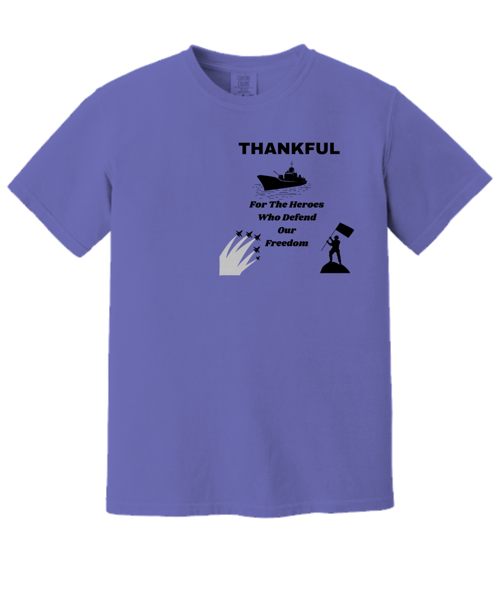 Thankful Premium T-shirt, remembrance day, gratitude for heroes, thanksgiving, support, fall vibes