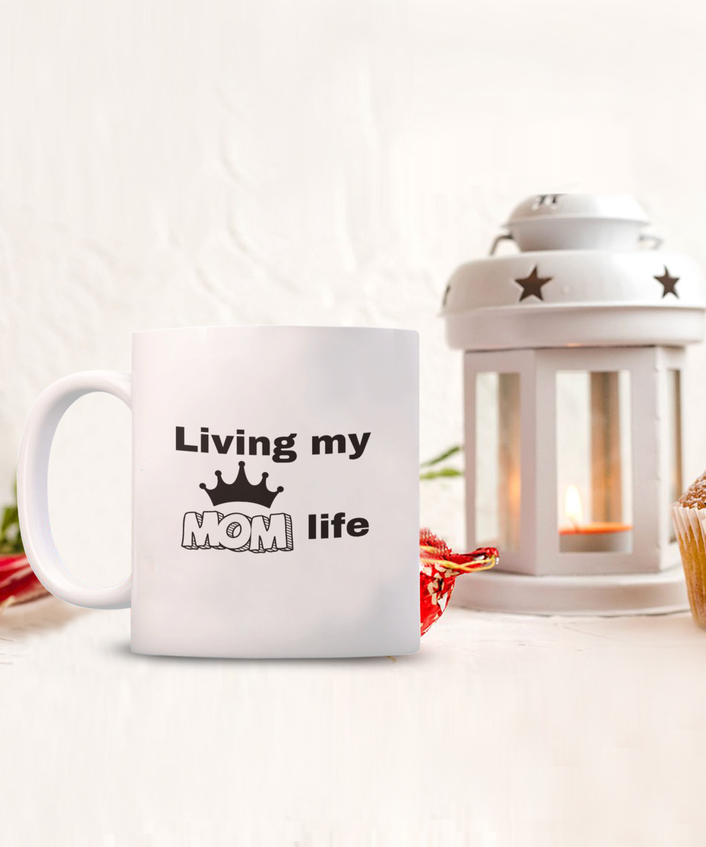 Fun Mom life ceramic coffee / tea mug| Motherhood humor mug| Mom fuel container| Supermom mug gift| Proud mama mug| Gift for new mom| Busy mom mug