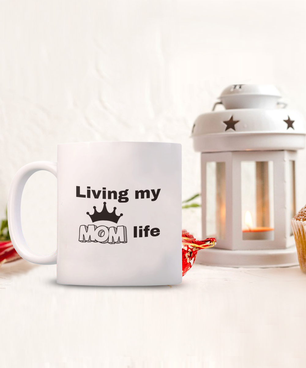 Fun Mom life ceramic coffee / tea mug| Motherhood humor mug| Mom fuel container| Supermom mug gift| Proud mama mug| Gift for new mom| Busy mom mug