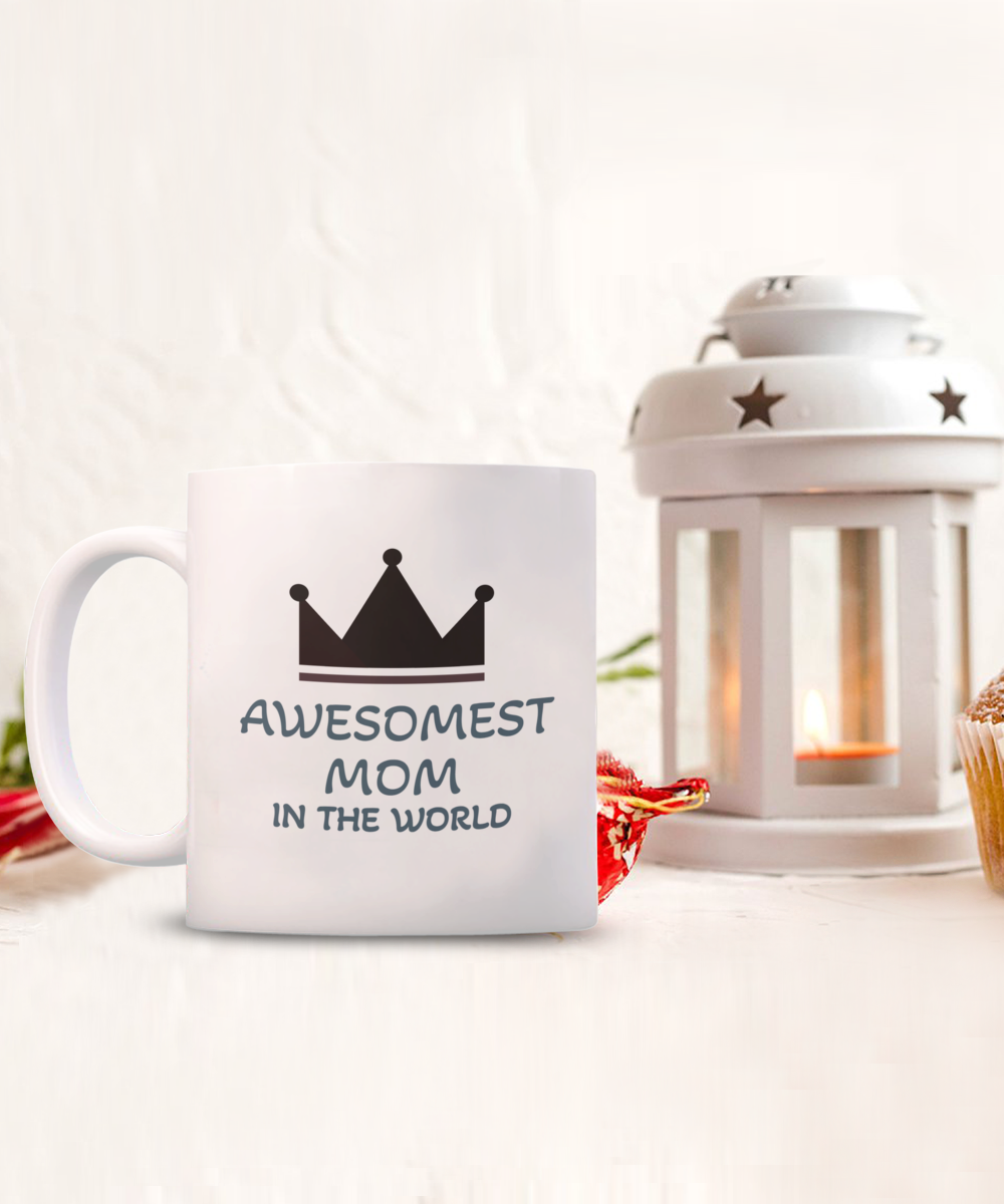 Awesomest mom ceramic coffee mug | Awesome mom mug - free shipping