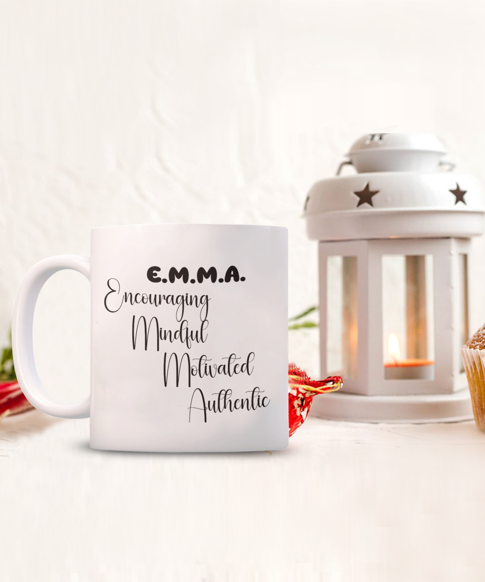 EMMA personalized name definition ceramic mug| Gift ideas for friends| Gift for her| gift for mom|