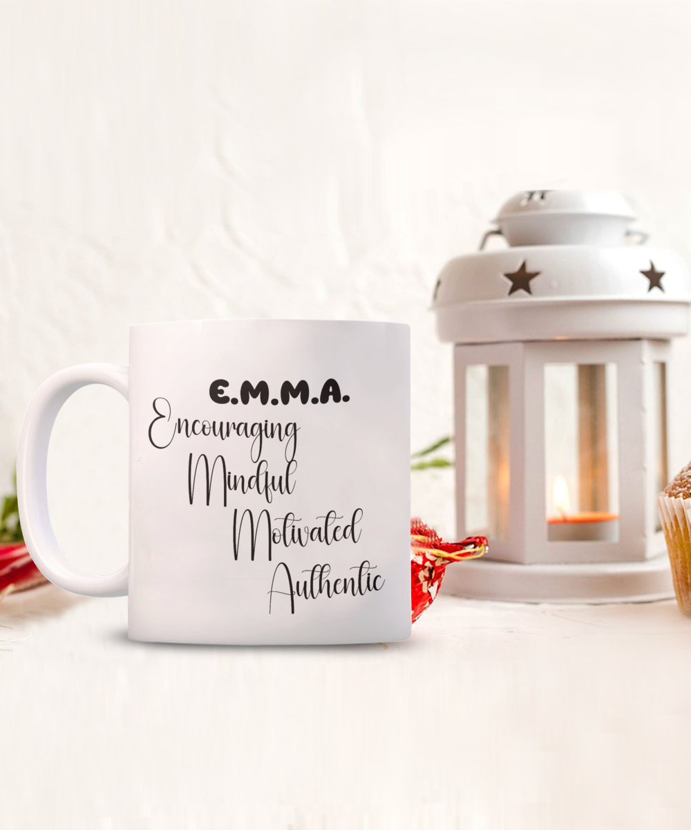 EMMA personalized name definition ceramic mug| Gift ideas for friends| Gift for her| gift for mom|