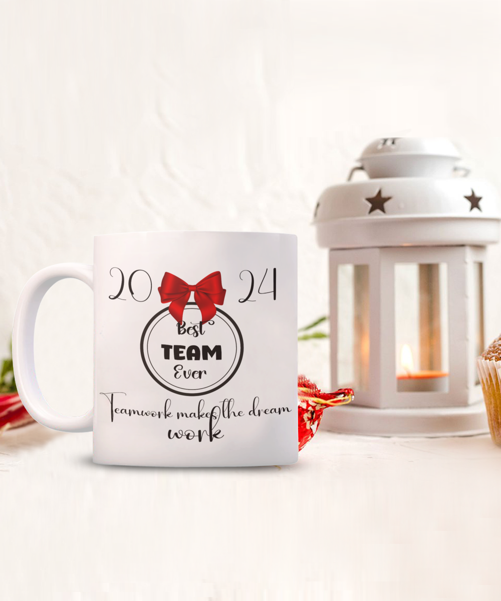 Best team Ever ceramic mug, bulk office gifts, employee appreciation, corporate gifts, team gifts, staff appreciation mug, boss gift, company mug, office christmas gift idea