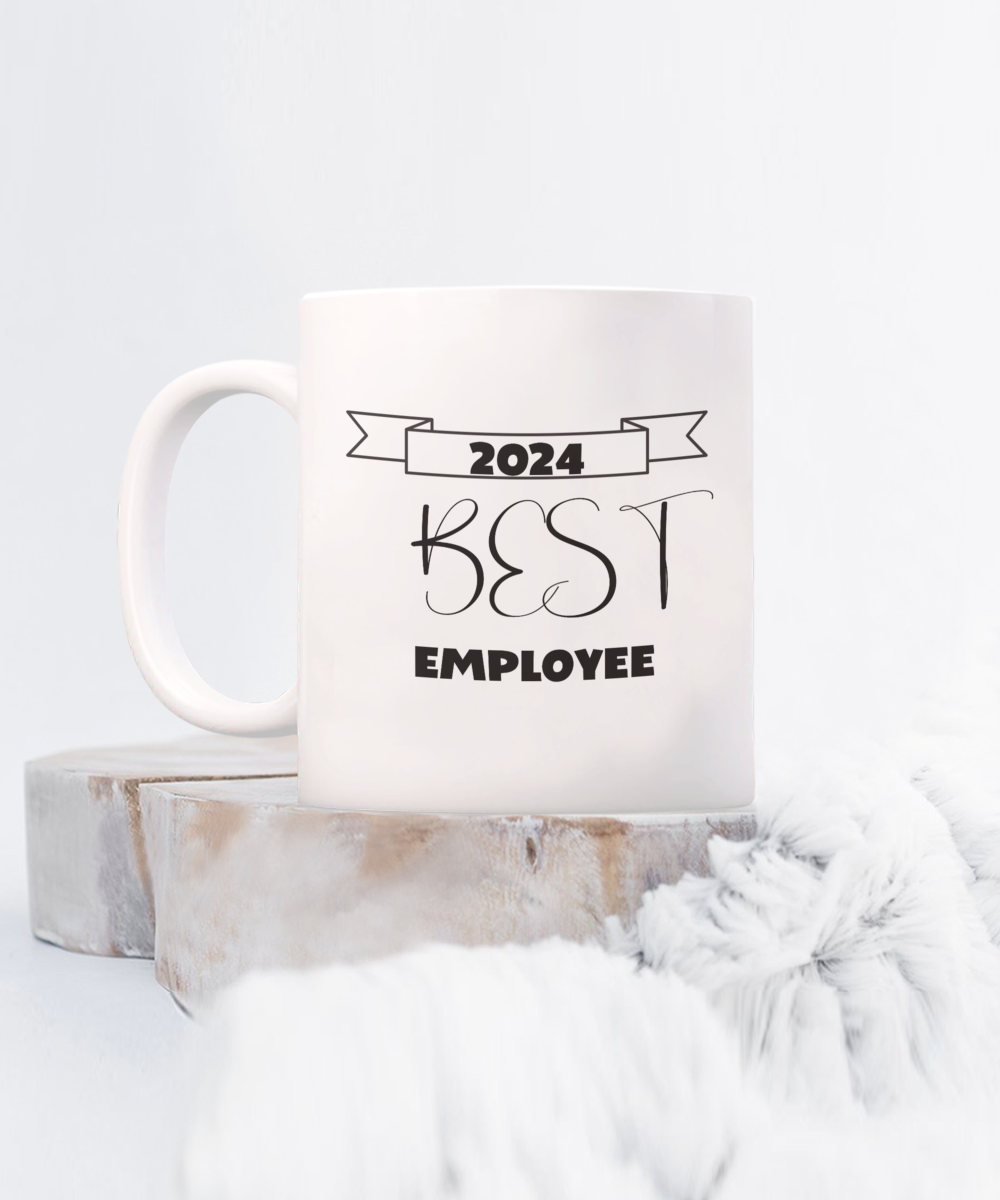 Best employee ceramic mug, office gift idea, employee appreciation gift, staff appreciation, corporate gifts, employee recognition gift, employee thank you gift