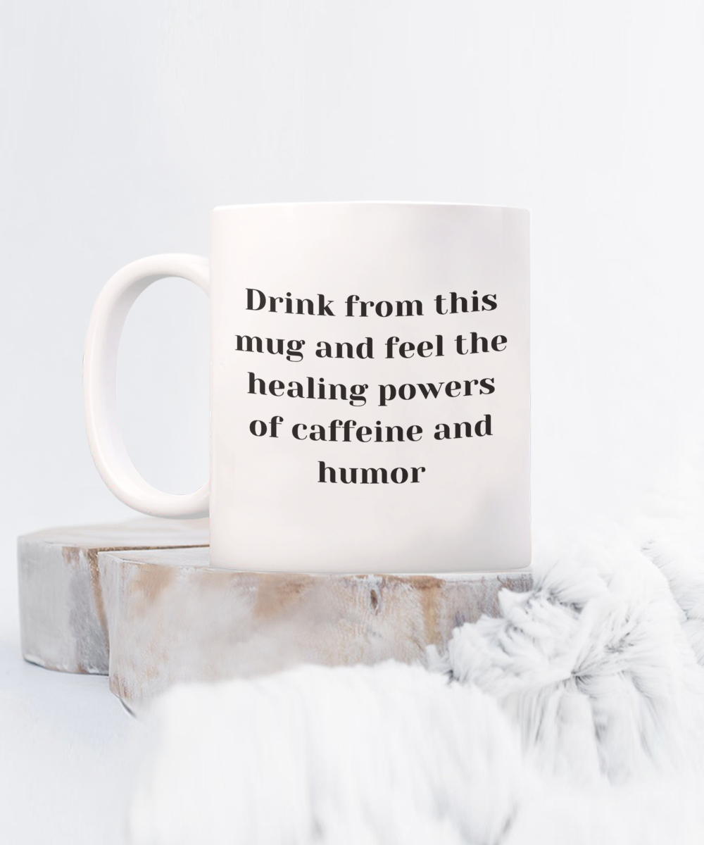 Get well soon - ceramic coffee mug, custom mugs, personalized large mugs, get well gifts for women, get well soon, coffee lover gift, feel better gift, uplifting coffee mug