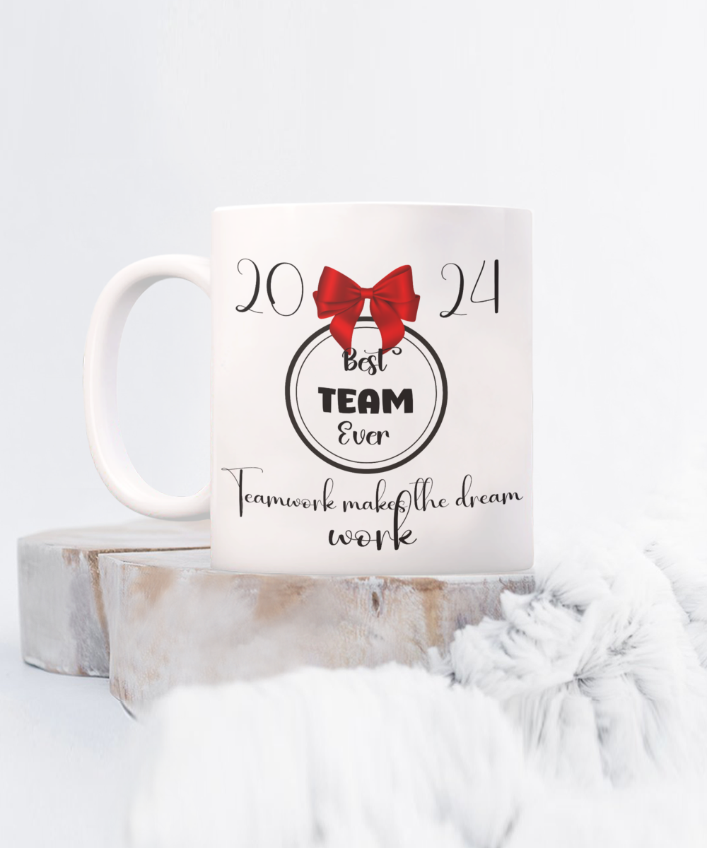 Best team Ever ceramic mug, bulk office gifts, employee appreciation, corporate gifts, team gifts, staff appreciation mug, boss gift, company mug, office christmas gift idea