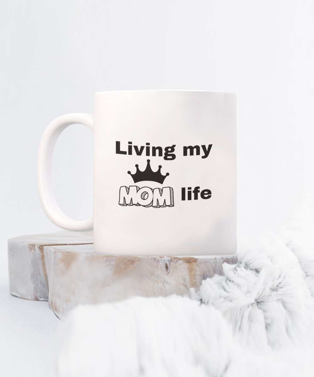 Fun Mom life ceramic coffee / tea mug| Motherhood humor mug| Mom fuel container| Supermom mug gift| Proud mama mug| Gift for new mom| Busy mom mug