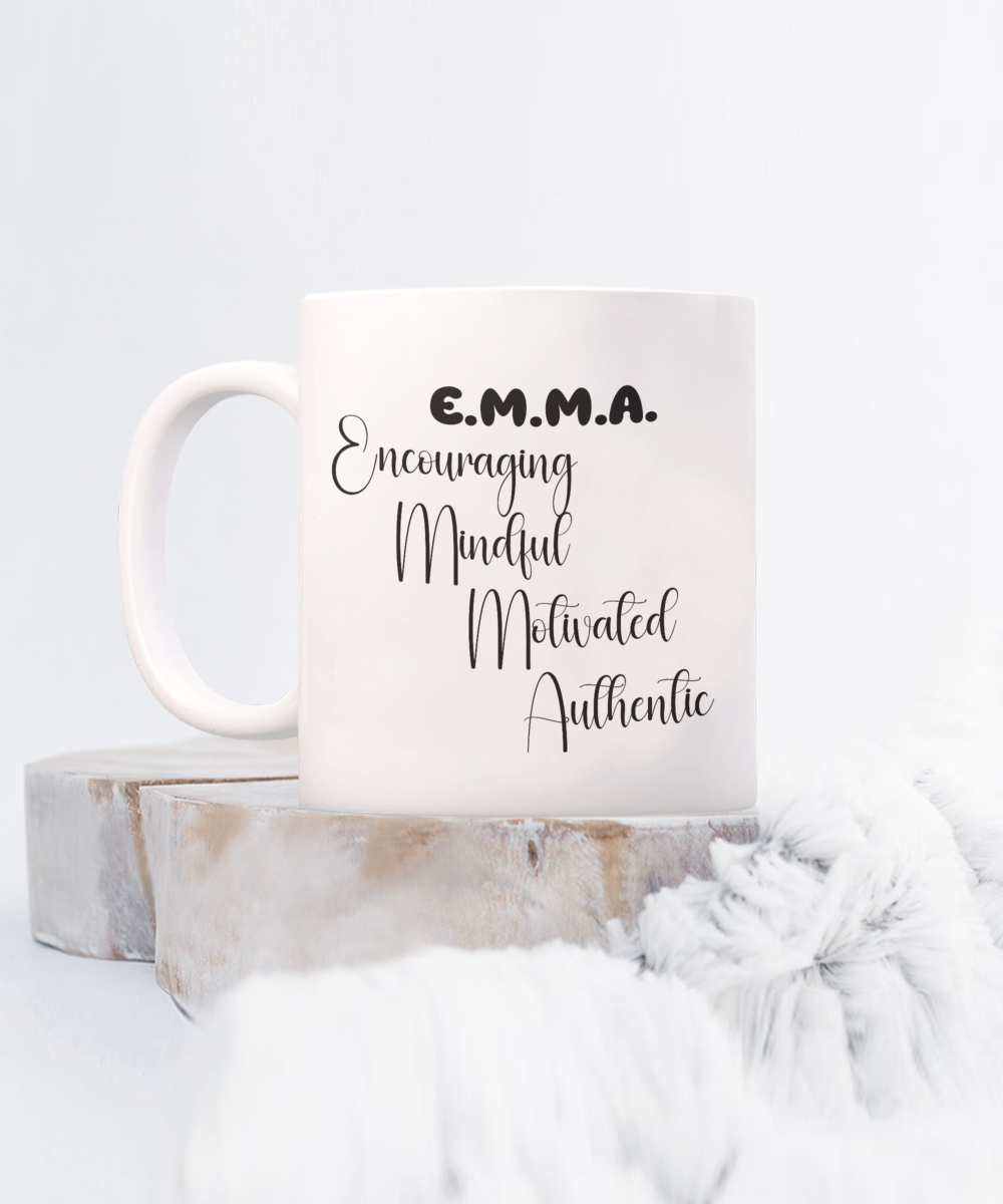 EMMA personalized name definition ceramic mug| Gift ideas for friends| Gift for her| gift for mom|