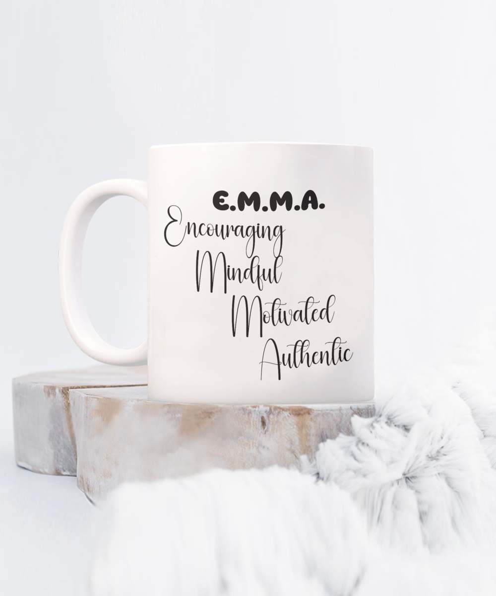 EMMA personalized name definition ceramic mug| Gift ideas for friends| Gift for her| gift for mom|