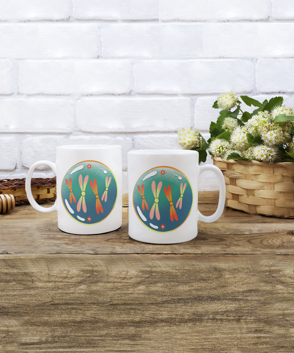 Science lover ceramic coffee mug| Biology mug| Cell mug| Unique science gift| Biochemistry present| Graduation gift| Scientist accessory| Biology enthusiast decor| Housewarming gift| Science theme party favor