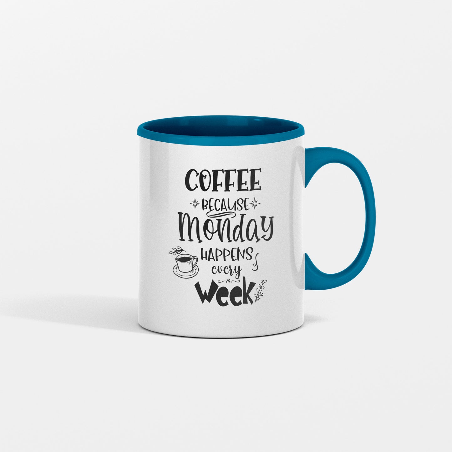 Monday motivation mug, Funny coffee quote, Weekday survival gear, stocking stuffer, gift for anyone - shipping included