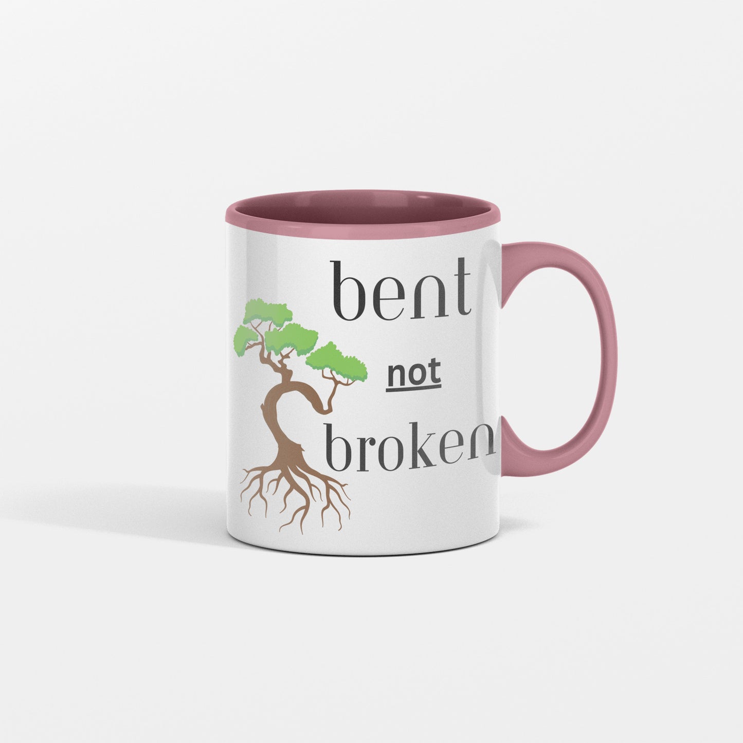 Bent not Broken - Resilience in every sip. Perfect reminder that you are still standing - shipping included