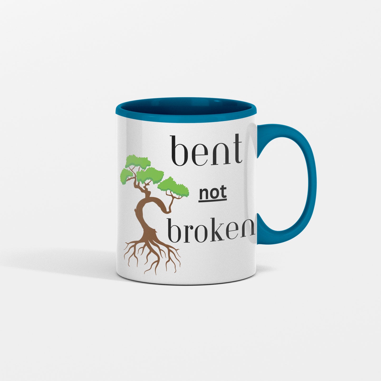 Bent not Broken - Resilience in every sip. Perfect reminder that you are still standing - shipping included