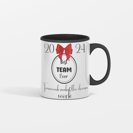 Show love to a special team with this coffee mug - Best team ever - shipping included