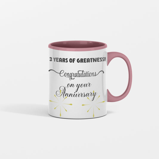 Acknowledge your employees - 3 year work anniversary