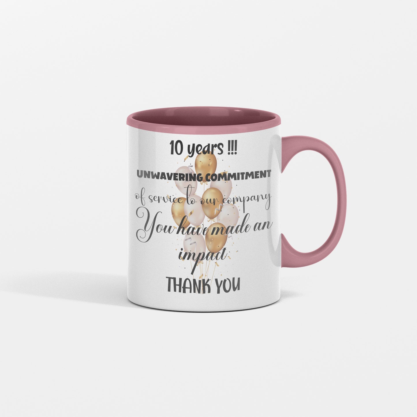 Office gift - 10 year work anniversary employee recognition - shipping included