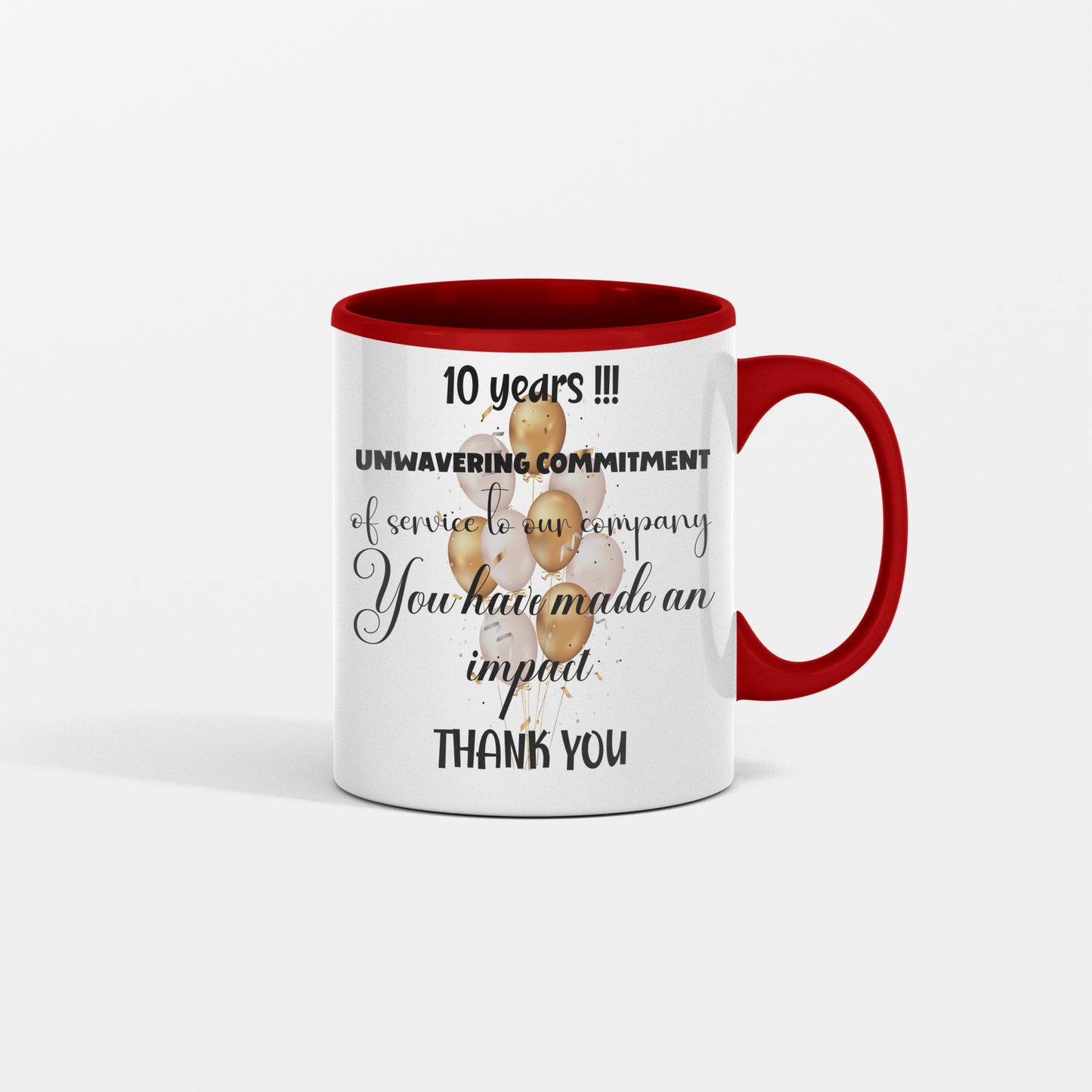 Office gift - 10 year work anniversary employee recognition - shipping included