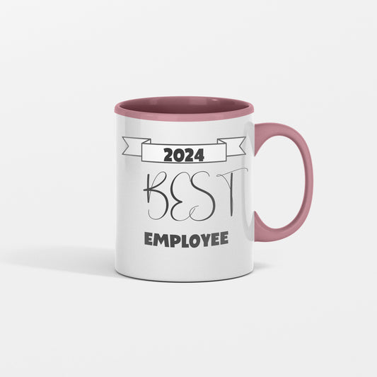 Acknowledge your best employees with this coffee / tea mug