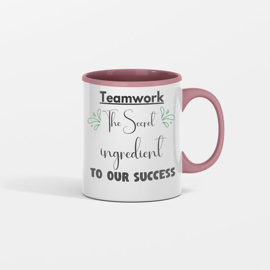 Teamwork -  show love to a special team with this coffee mug - shipping included