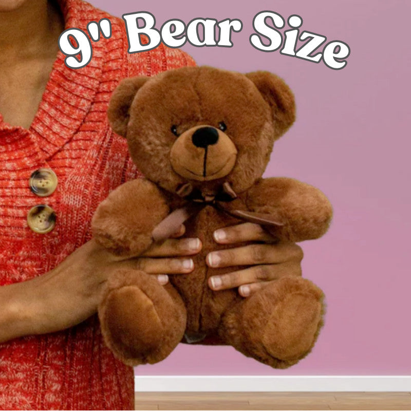 Get Well Soon with this Cuddly Companion Premium Plush Bear, bringing joy and peace from mom and dad- shipping included