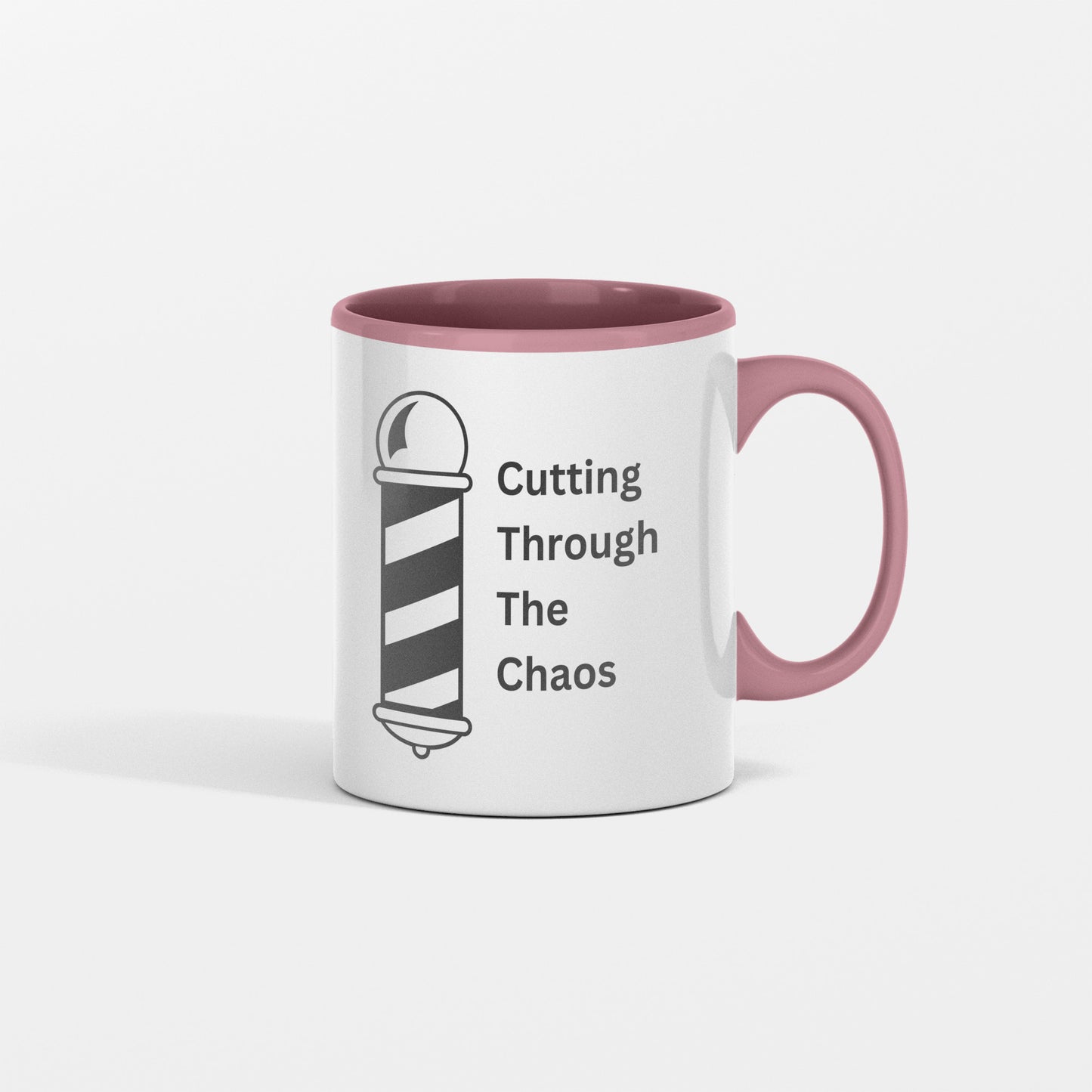 Fun barber mug - cutting through the chaos - free shipping