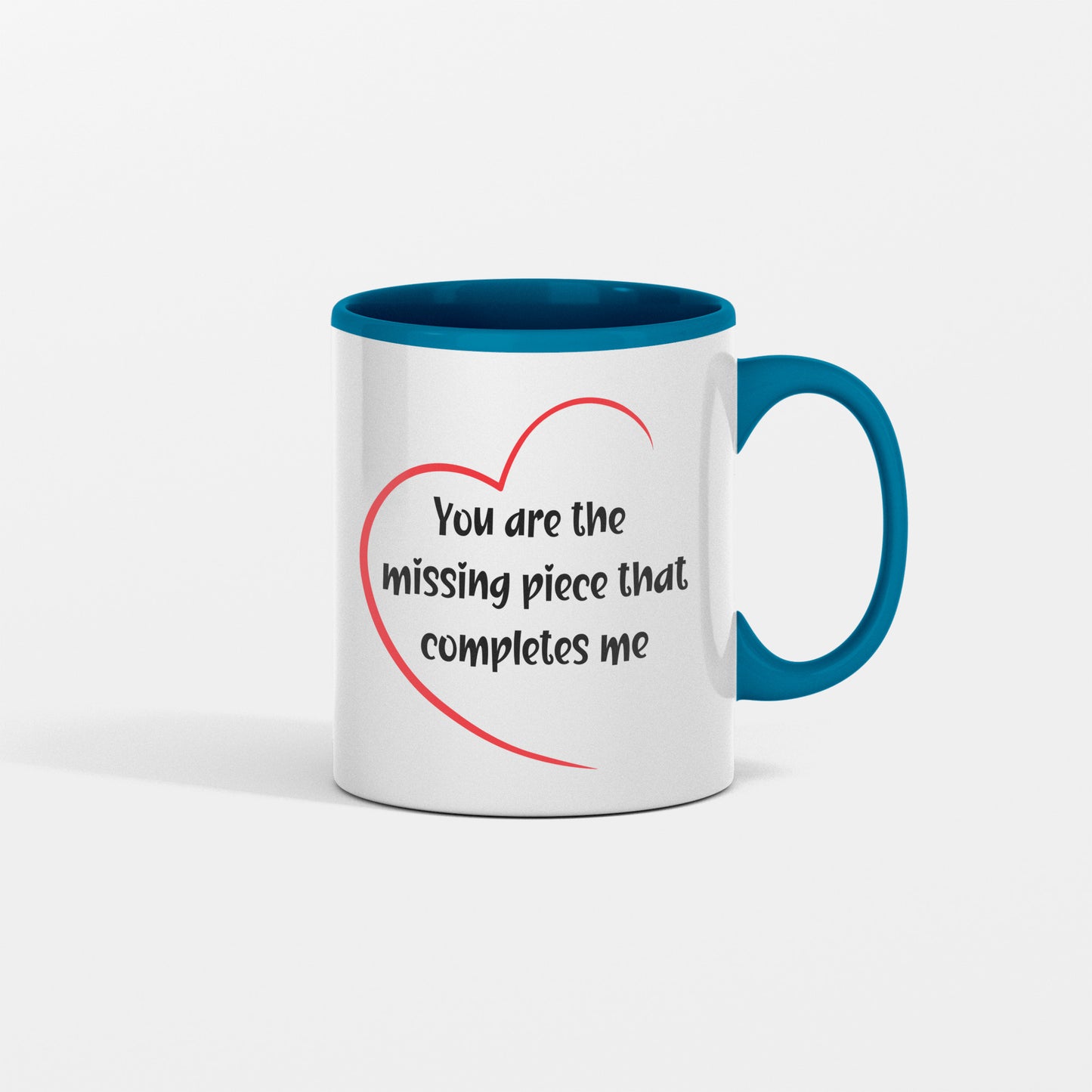 Celebrate love: You are the missing piece ceramic mug | perfect gift for the one close to your heart- free shipping