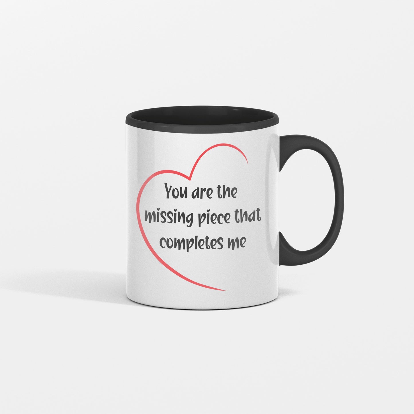 Celebrate love: You are the missing piece ceramic mug | perfect gift for the one close to your heart- free shipping