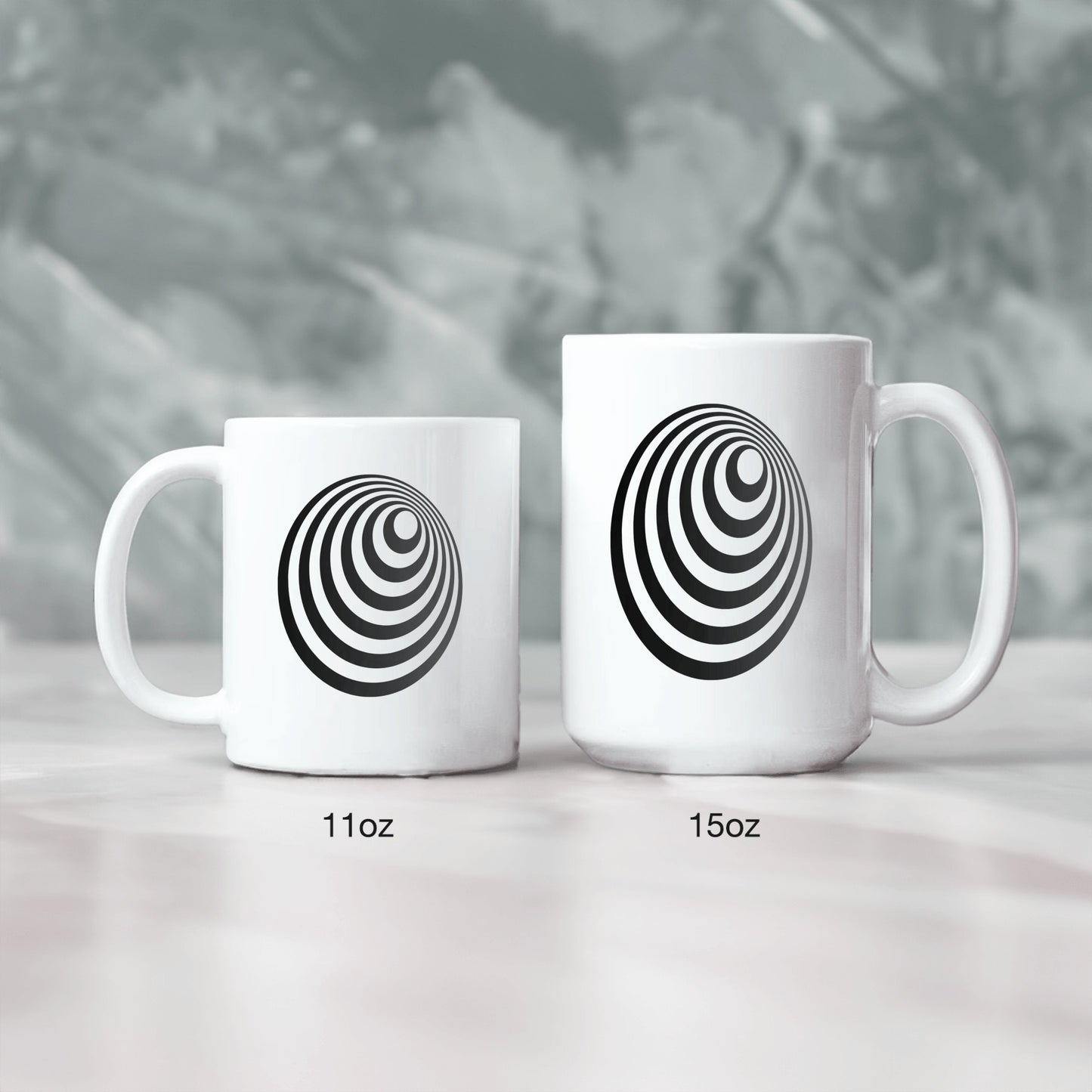 Optical illusion Delight ceramic mug, unique mug for anyone - free shipping