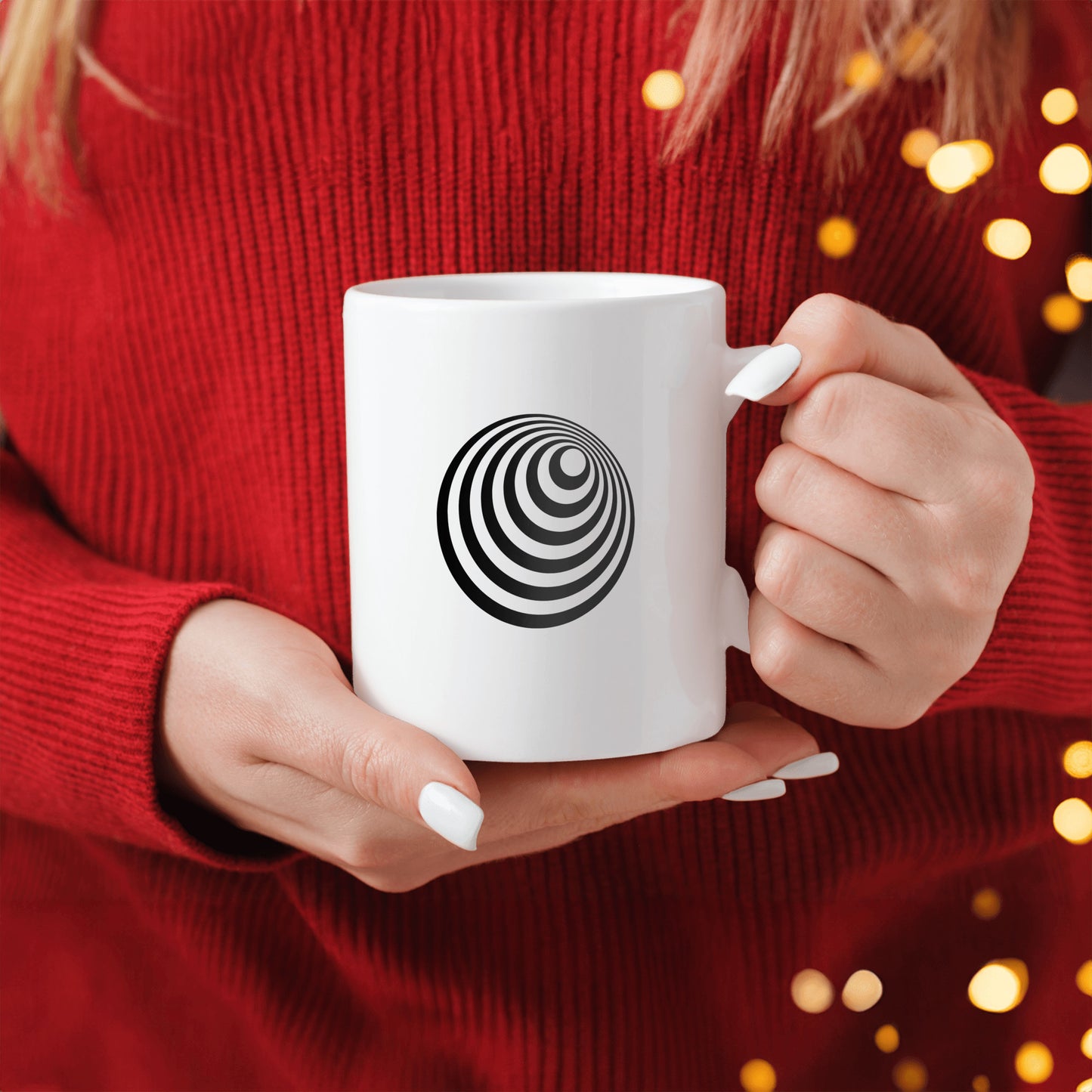 Optical illusion Delight ceramic mug, unique mug for anyone - free shipping