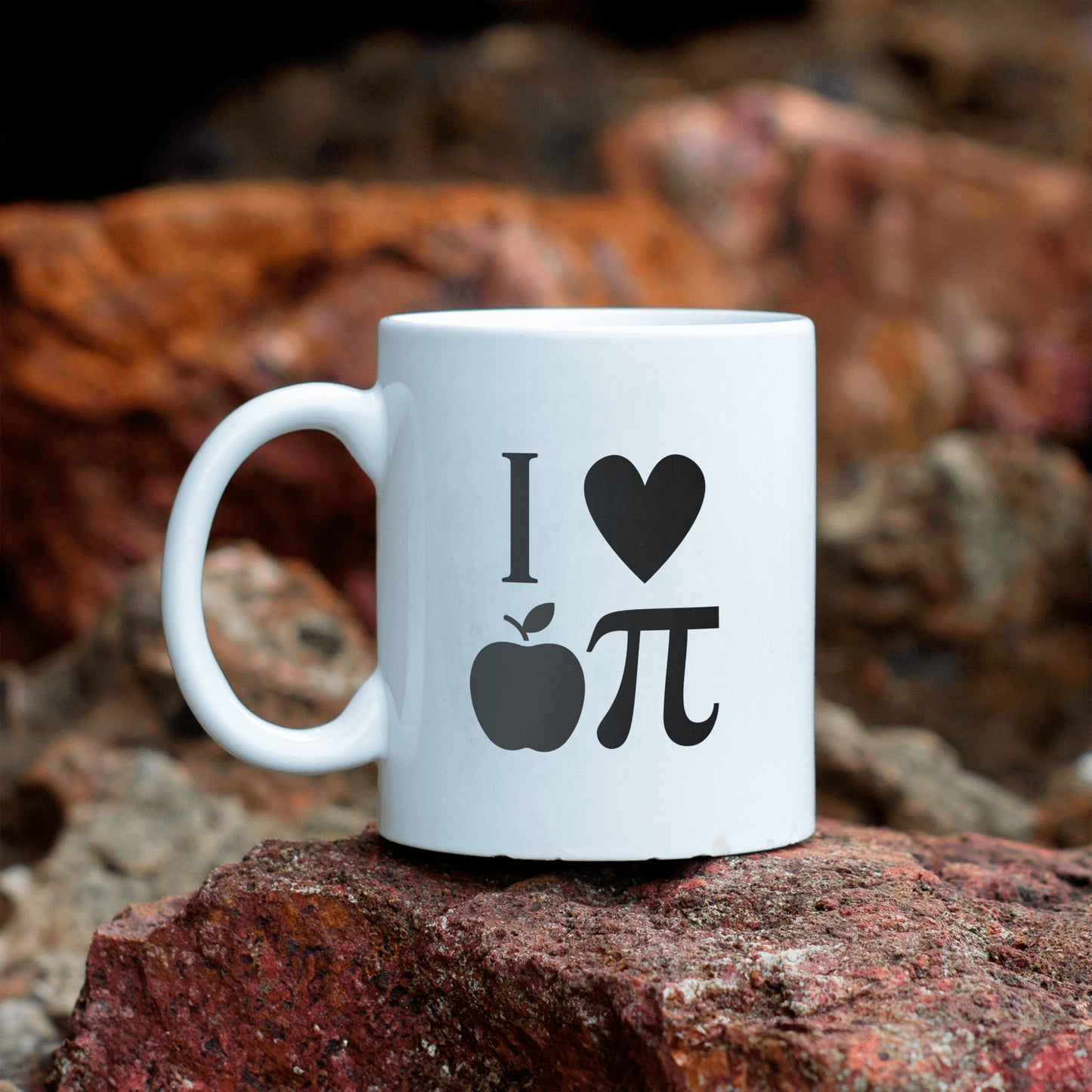 Scientific apple pie love ceramic mug, 'I love apple pie' - perfect mug for the apple pie lover -  free shipping