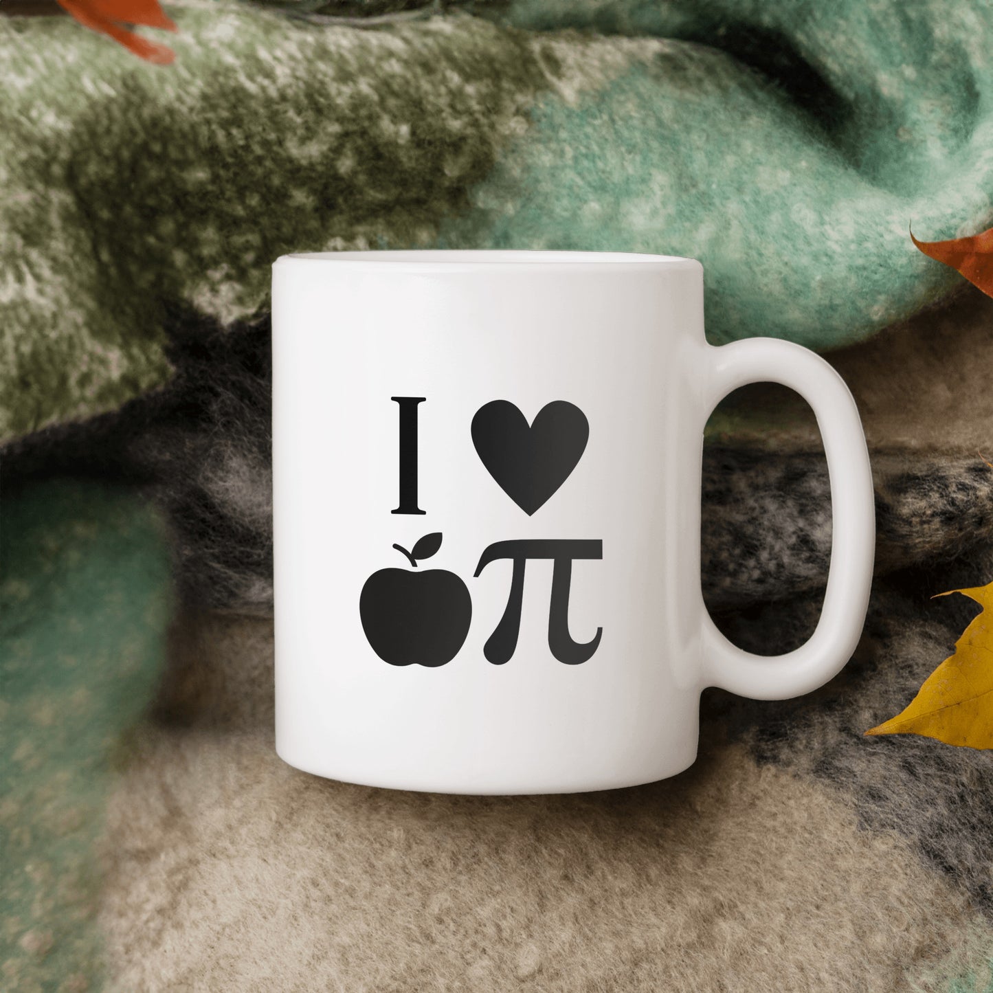 Scientific apple pie love ceramic mug, 'I love apple pie' - perfect mug for the apple pie lover -  free shipping