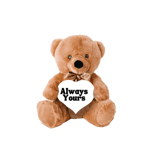 Always Yours Plush Teddy Bear - A gift they will cherish for a long time - Free shipping