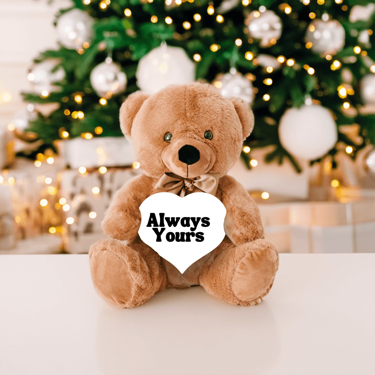 Always Yours Plush Teddy Bear - A gift they will cherish for a long time - Free shipping