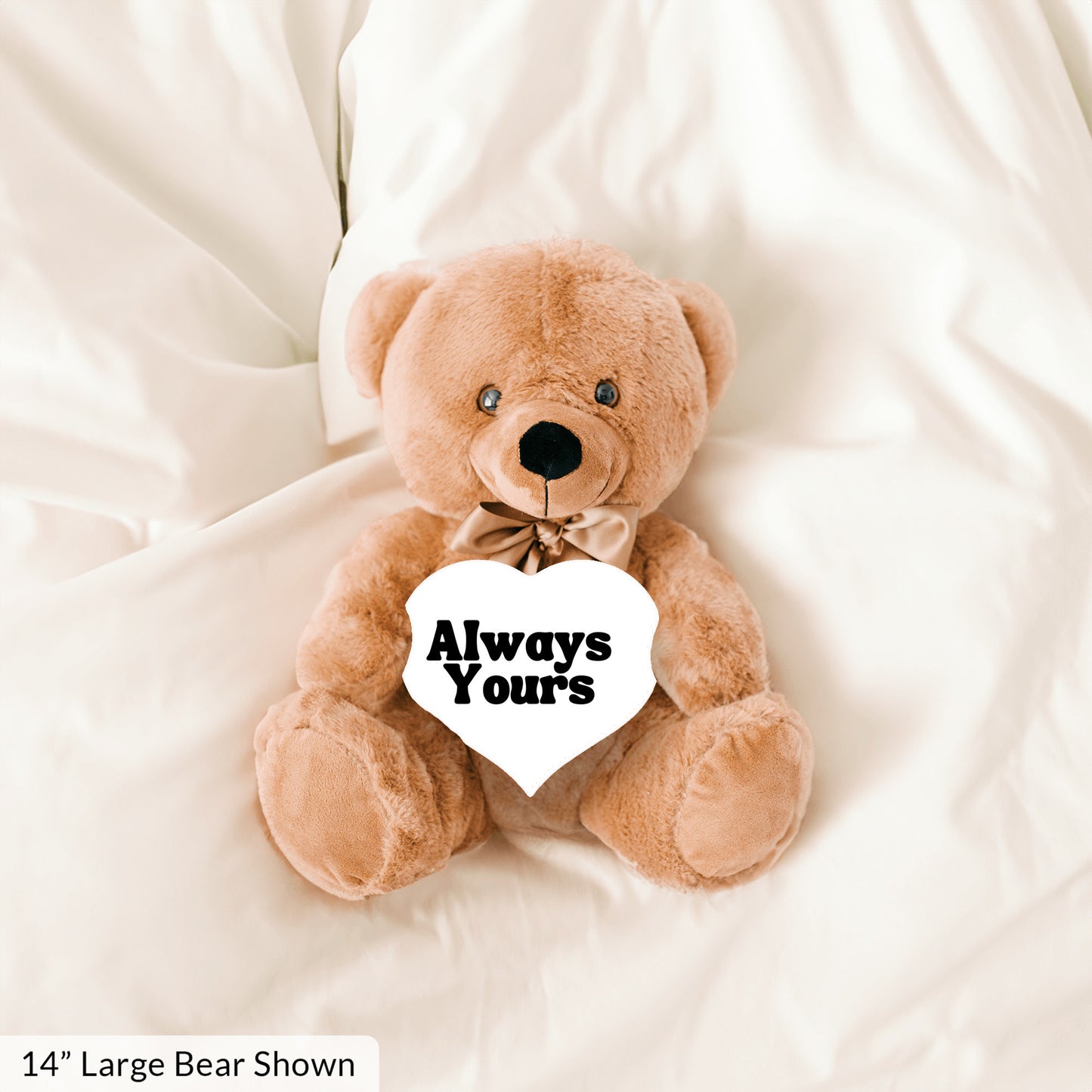 Always Yours Plush Teddy Bear - A gift they will cherish for a long time - Free shipping