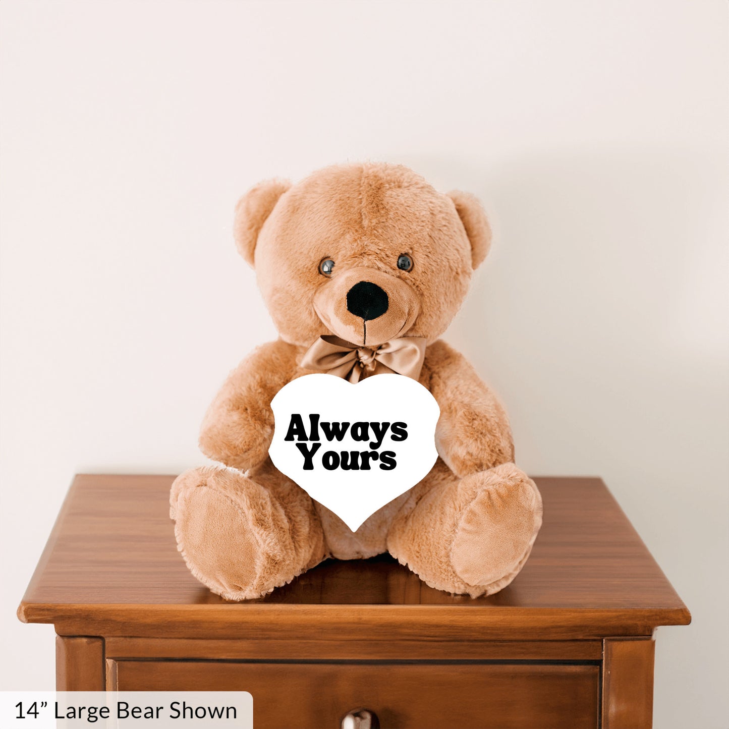 Always Yours Plush Teddy Bear - A gift they will cherish for a long time - Free shipping