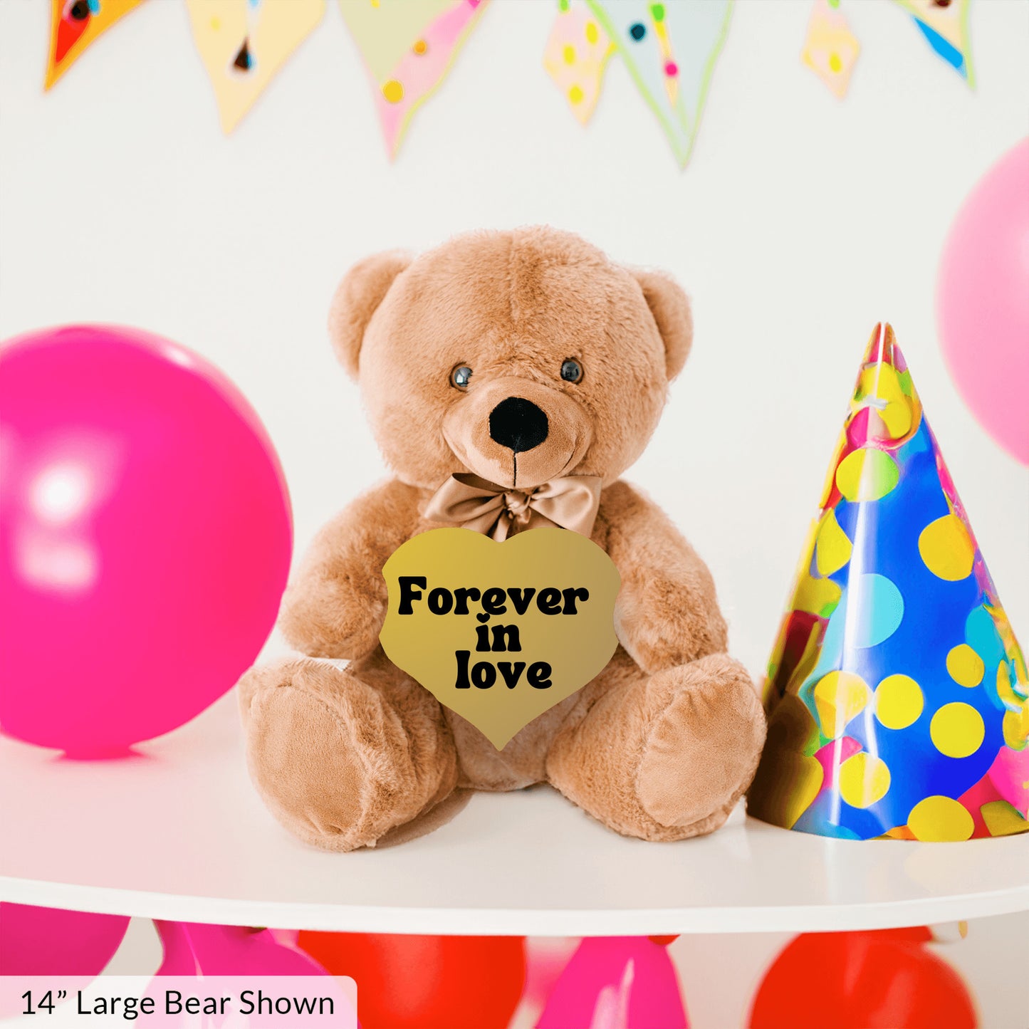 Forever in Love, a timeless affection Plush Teddy bear - free shipping to USA