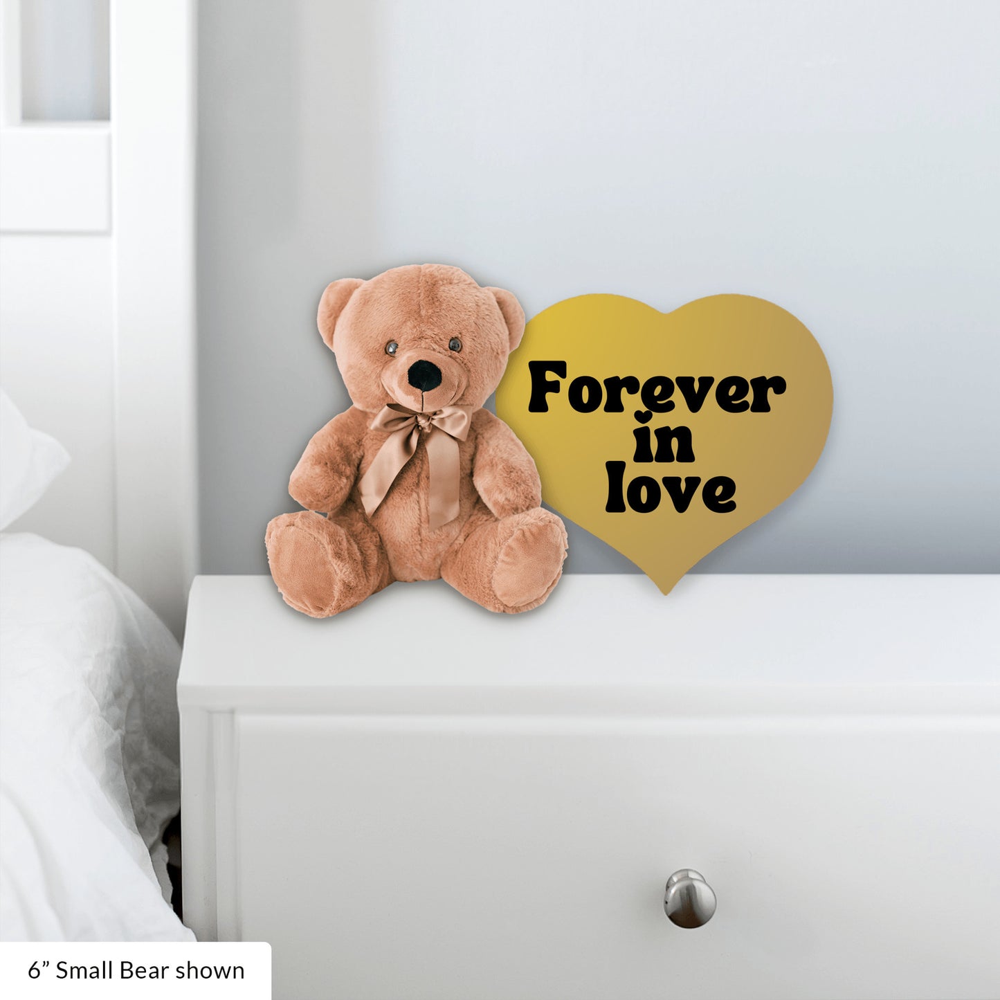 Forever in Love, a timeless affection Plush Teddy bear - free shipping to USA